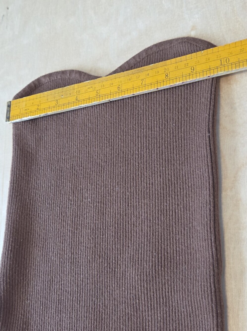 Edikted Knit Tube Top Brown - Picture 9 of 10
